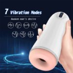 Snowstorm Automatic Male Masturbator with 10 Vibration 3 Sucking Modes 5.7 Inches Deepth 3D Textured Blowjob Sex Toys