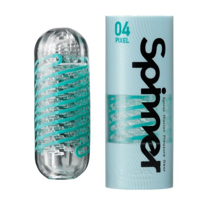 Tenga Spinner Tetra 01 Male Masturbator Cup- Reusable Spiral Motion Spiral Motion Mens Sex Toy