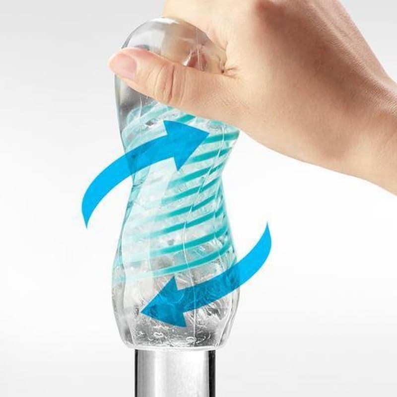 Tenga Spinner Tetra 01 Male Masturbator Cup- Reusable Spiral Motion Spiral Motion Mens Sex Toy