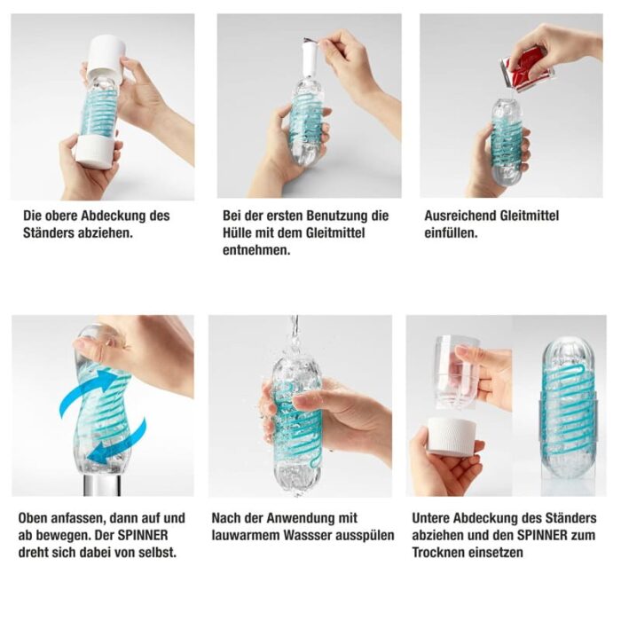 Tenga Spinner Tetra 01 Male Masturbator Cup- Reusable Spiral Motion Spiral Motion Mens Sex Toy