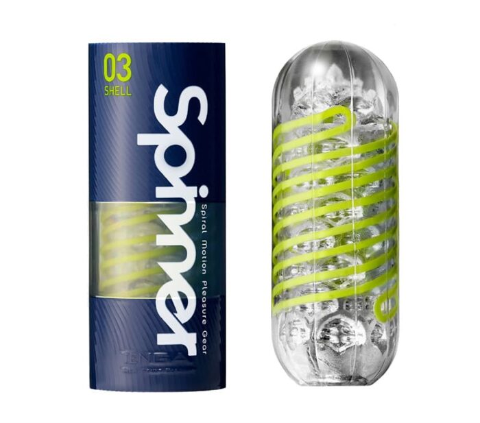 Tenga Spinner Tetra 01 Male Masturbator Cup- Reusable Spiral Motion Spiral Motion Mens Sex Toy