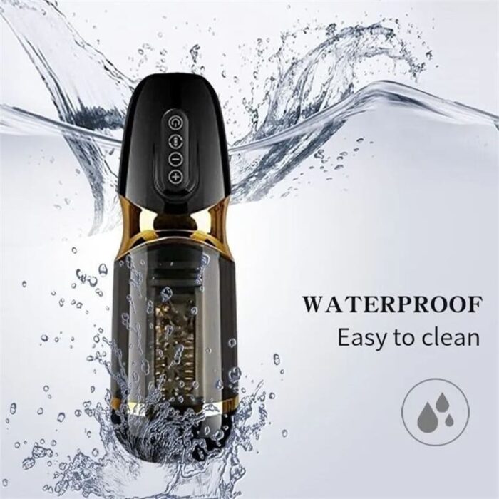 UNIMAT Beck II Automatic Male Masturbator with 6 Thrusting & Vibrating Modes 37.6°heating Voice Masturbation Cup