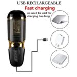 UNIMAT Beck II Automatic Male Masturbator with 6 Thrusting & Vibrating Modes 37.6°heating Voice Masturbation Cup