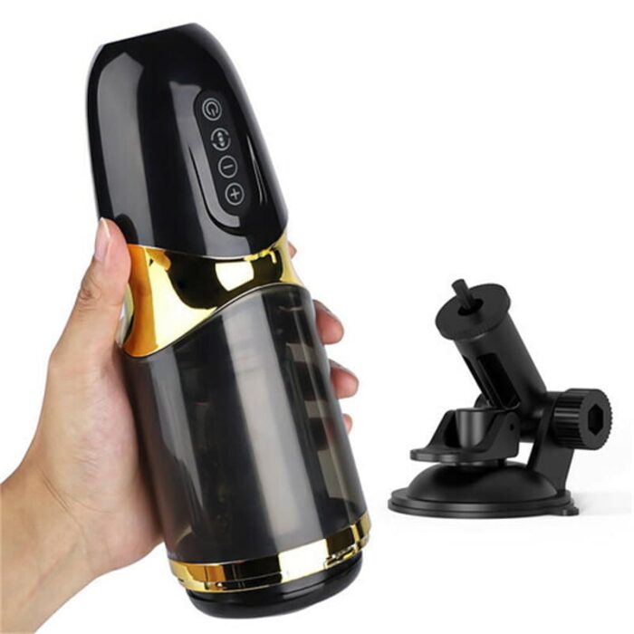 UNIMAT Beck II Automatic Male Masturbator with 6 Thrusting & Vibrating Modes 37.6°heating Voice Masturbation Cup
