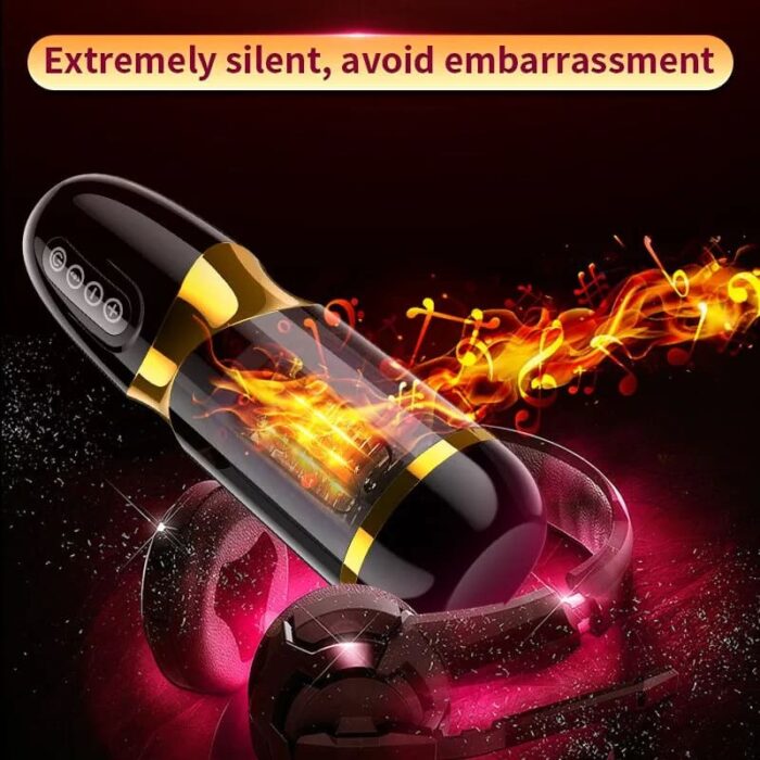 UNIMAT Beck II Automatic Male Masturbator with 6 Thrusting & Vibrating Modes 37.6°heating Voice Masturbation Cup
