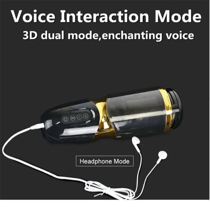 UNIMAT Beck II Automatic Male Masturbator with 6 Thrusting & Vibrating Modes 37.6°heating Voice Masturbation Cup