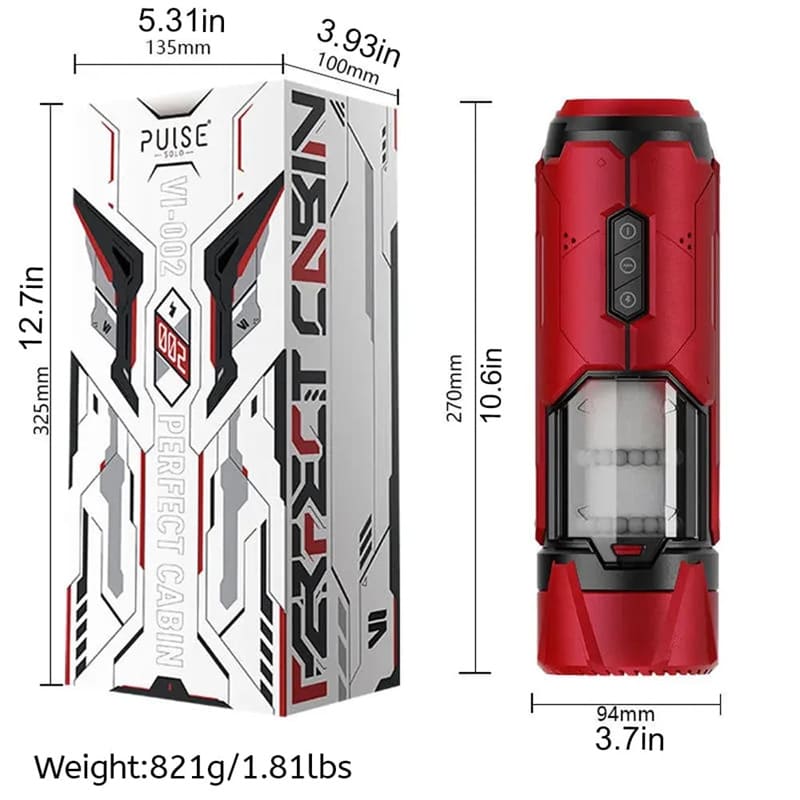 VI-002 Perfevt Cabin Automatic Male Masturbator with Penis Ring - 7 Thrusting Vibrations Electric Pocket Pussy Male Stroker-11 VI-002 Perfevt Cabin Automatic Male Masturbator with Penis Ring - 7 Thrusting Vibrations Electric Pocket Pussy Male Stroker
