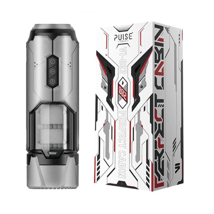VI-002 Perfevt Cabin Automatic Male Masturbator with Penis Ring - 7 Thrusting Vibrations Electric Pocket Pussy Male Stroker