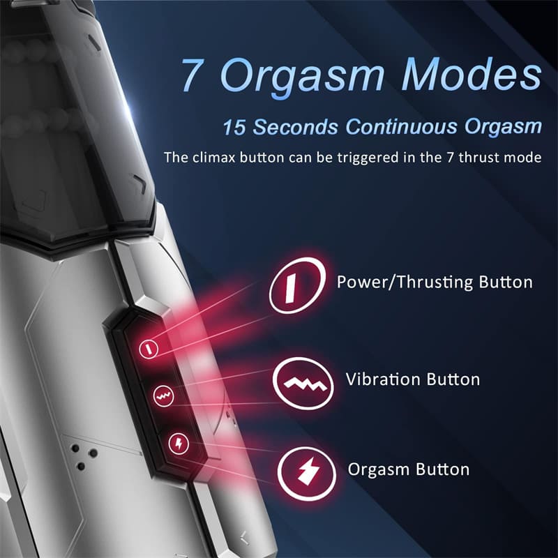 VI-002 Perfevt Cabin Automatic Male Masturbator with Penis Ring - 7 Thrusting Vibrations Electric Pocket Pussy Male Stroker-15 VI-002 Perfevt Cabin Automatic Male Masturbator with Penis Ring - 7 Thrusting Vibrations Electric Pocket Pussy Male Stroker