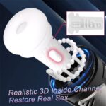 VI-002 Perfevt Cabin Automatic Male Masturbator with Penis Ring - 7 Thrusting Vibrations Electric Pocket Pussy Male Stroker