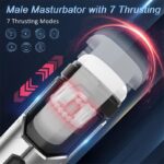 VI-002 Perfevt Cabin Automatic Male Masturbator with Penis Ring - 7 Thrusting Vibrations Electric Pocket Pussy Male Stroker