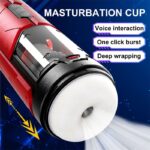 VI-002 Perfevt Cabin Automatic Male Masturbator with Penis Ring - 7 Thrusting Vibrations Electric Pocket Pussy Male Stroker
