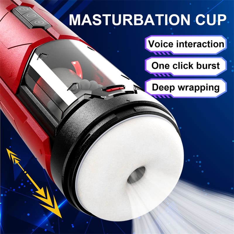 VI-002 Perfevt Cabin Automatic Male Masturbator with Penis Ring - 7 Thrusting Vibrations Electric Pocket Pussy Male Stroker-7 VI-002 Perfevt Cabin Automatic Male Masturbator with Penis Ring - 7 Thrusting Vibrations Electric Pocket Pussy Male Stroker