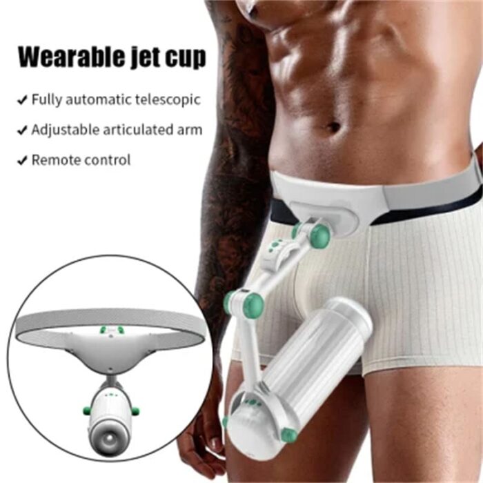 Wearable Automatic Male Masturbator Penis Pump with 8 Vibration Sucking Hands Free Blowjob Machine Pocket Pussy for Men