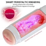 Wearable Automatic Male Masturbator Penis Pump with 8 Vibration Sucking Hands Free Blowjob Machine Pocket Pussy for Men