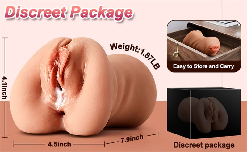 Lovesvibe Realistische Masturbator Sex Spielzeug Pussy Taschenmuschi Realistisch Gros mit 3D Vagina Klitoris Anal Erotik Sexspielzeug fur Manner 11