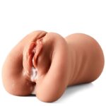 Lovesvibe Pocket Pussy with Depth Lifelike Soft and Fleshy Texture Penis Training Masturbators