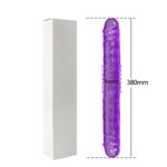 15 Inches Realistic Purple Double Ended Dildo Sex Toys for G-spot, P-spot & Anal Enjoyment Double Dildo - Image 5