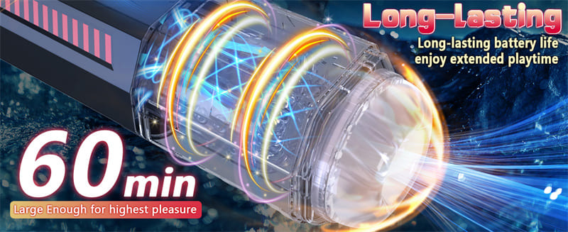 Upgrade Intelligence Male Masturbator with 7 Thrusting Rotating Vibrating Blowjob Sex Machine with LCD Display D08A 15