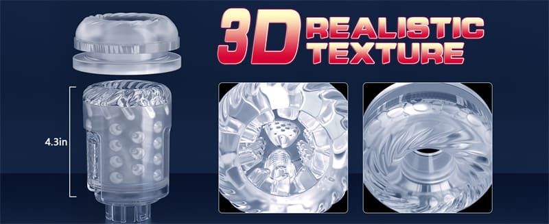 Upgrade Intelligence Male Masturbator with 7 Thrusting Rotating Vibrating Blowjob Sex Machine with LCD Display D08A 17